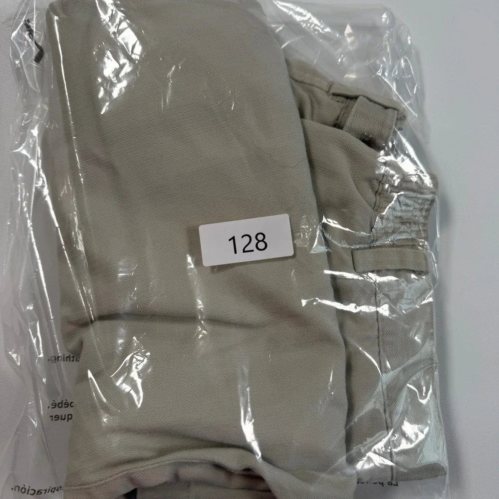 Grand Slam Munsingwear Shorts 38 Pleated Cotton Blend Khaki Herringbone Golf